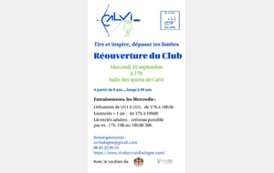 Réouverture du Club 