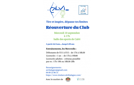 Réouverture du Club 